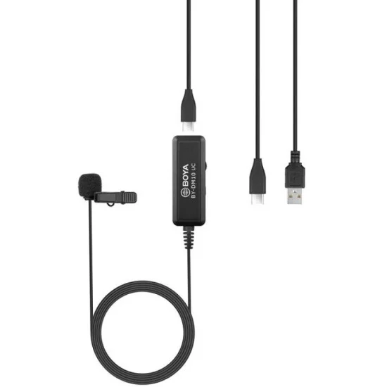 BOYA Lavalier Microphone For Type-C Devices And Pc